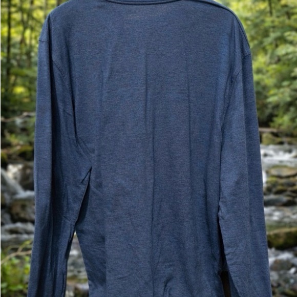 Men’s Large Blue Long-Sleeved Shirt - Picture 2 of 2